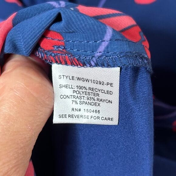 NWT 41 Hawthorn Orlee Mixed Media Split Neck Sleeveless Floral Top XSP - Picture 6 of 9